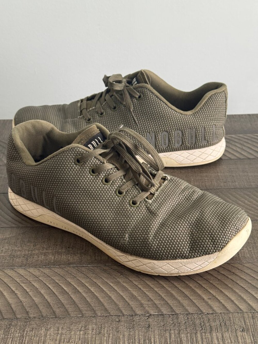 NOBULL Outwork Superfabric Trainers Sneakers Olive Green Men 11.5 Women 13